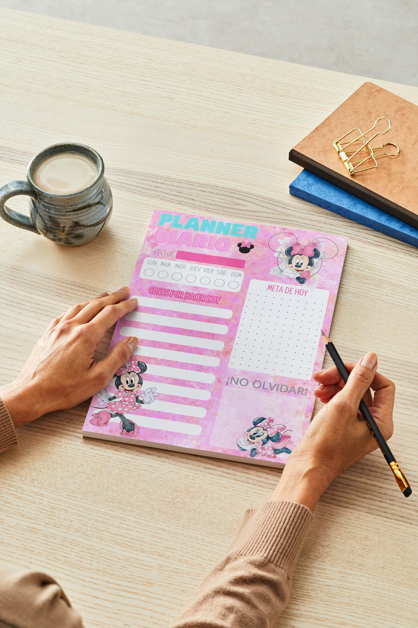 Planner Diario Minni Mouse