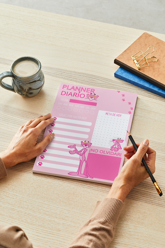 Planner Diario Pantera Rosa