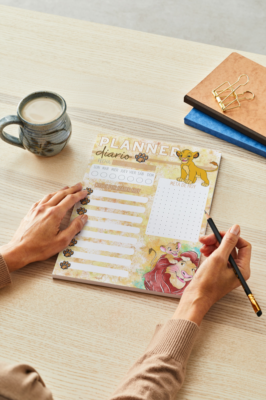 Planner Diario Rey Leon