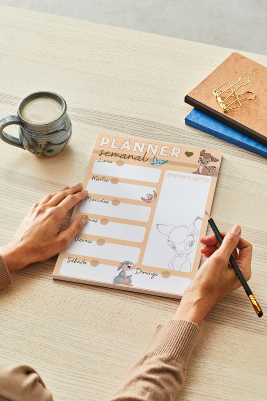 Planner Semanal Bamby